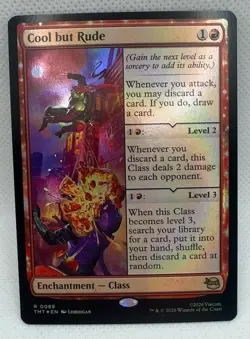Cool but Rude 89 Teenage Mutant Ninja Turtles Foil R NM MTG Card - Image 1