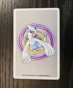 Pokemon Poker Set Lugia Playing Card 1999 #154C Meganium MP - Image 2