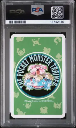 1996 POKEMON GREEN VERSION PLAYING CARDS 3 OF CLUBS #020 RATICATE PSA 10 - Image 2