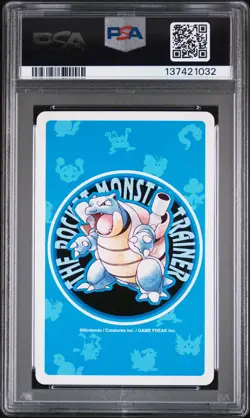 1998 POKEMON BLUE VERSION PLAYING CARDS 8 OF DIAMONDS #103 EXEGGUTOR PSA 10 - Image 2