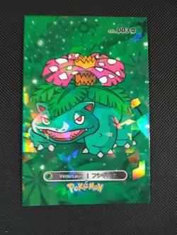 Pokemon 2024 Card Database Cracked Ice Holo Venusaur 003 Peru Borderless - Image 1