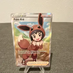 Pokemon Poke Kid Ultra Rare Full Art Holo Trainer 070/072 Shining Fates Card - Image 1