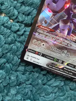 GENESECT V 185/264 FUSION STRIKE Set - ULTRA RARE Holo Pokemon Card - LP - Image 3