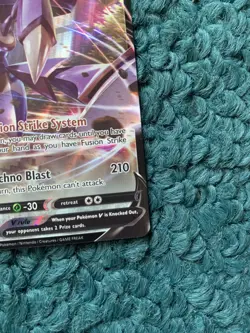GENESECT V 185/264 FUSION STRIKE Set - ULTRA RARE Holo Pokemon Card - LP - Image 4