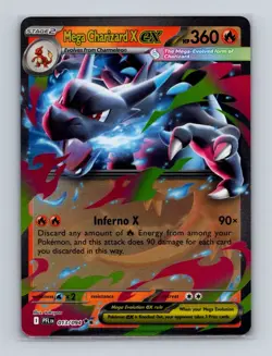 Mega Charizard X ex 013 Pokemon Phantasmal Flames Double Rare Card NM+ (a)📈 - Image 1