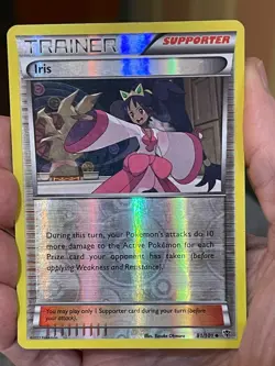 POKEMON IRIS 81/101 UNCOMMON REVERSE HOLOFOIL PLASMA BLAST LP CARD - Image 1