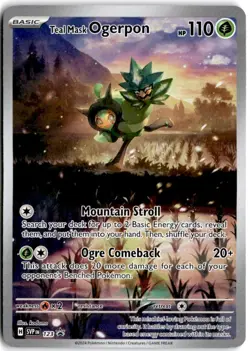 Teal Mask Ogerpon - Promo SV: Scarlet & Violet Promo Cards 123 NM - Image 1