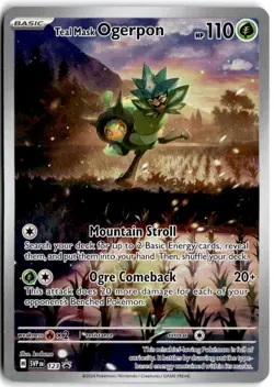 Teal Mask Ogerpon - Promo SV: Scarlet & Violet Promo Cards 123 NM - Image 1
