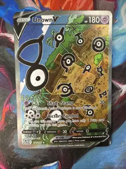 Pokemon Card Lot Of 3 Alt Art V’s SWSH Medicham, Unown & Hisuain Lilligant NM - Image 3