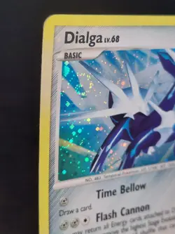 Pokemon TCG Dialga Diamond & Pearl Holo Rare Card 1/130 2007 Perfect Swirl! 💎 - Image 3