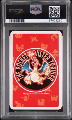 1996 POKEMON RED VERSION PLAYING CARDS QUEEN OF SPADES #023 EKANS PSA 10 - Image 2