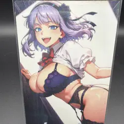 Dagashi Kashi Anime Waifu Card Doujin ACG Goddess Holo - Image 1