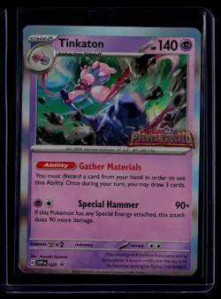 Pokemon TCG SV: Scarlet & Violet Promo Cards #020 Tinkaton STAFF - Image 1