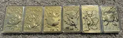 Pokemon 23K gold plated trading cards 1999 Burger King promotion full set - Image 3