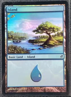 MTG Magic The Gathering- Island (289) Lorwyn Foil - Image 1