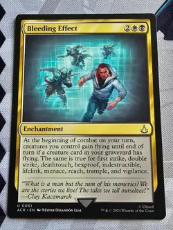 Bleeding Effect U 0051 Assassin's Creed Magic The Gathering 2024 MTG - Image 1