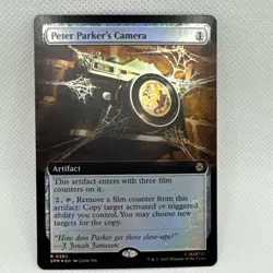 MTG - NM - Peter Parker's Camera (Extended Art) Marvel's Spider-Man Foil - Image 1