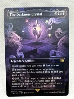 MTG - NM - The Darkness Crystal (Borderless) Final Fantasy Foil - Image 1