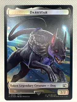 MTG - NM - Angelo Darkstar Double-Sided Token Final Fantasy Foil - Image 2