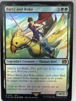 MTG - NM - Bartz and Boko (0175) Final Fantasy Foil - Image 1