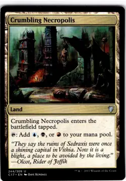 MTG Crumbling Necropolis Commander 2017 Uncommon #244 - Image 1