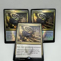 3x Vanishing Verse Strixhaven: School of Mages (2x Foil, 1x Reg) - Image 1