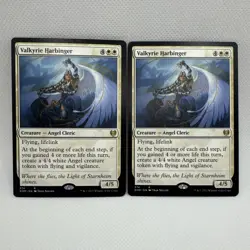 2x Valkyrie Harbinger Kaldheim Regular NM Unplayed - Image 1