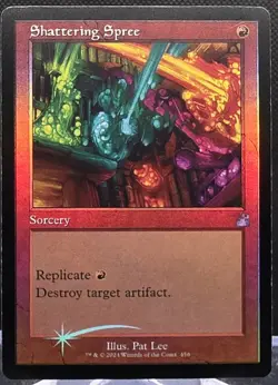 Shattering Spree #456 Ravnica Remastered Foil Uncommon Retro Frame - Image 1
