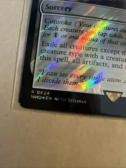 MTG Everything Comes to Dust WHO 0624 R NM Surge FOIL - Image 3