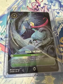 Lorcana Winterspell Freeze The Vine Enchanted Near mint Pack Fresh - Image 1