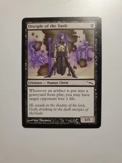 MtG Disciple of the Vault MP x1 - Mirrodin - Image 1