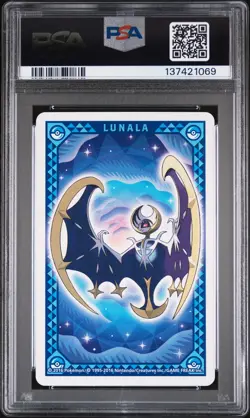 2016 POKEMON MOON PLAYING CARDS 3 OF HEARTS MUDBRAY PSA 10 - Image 2