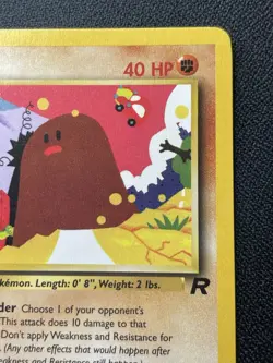 Pokemon Diglett 52/82 1st Edition Team Rocket Common LP (#1) - Image 3
