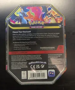 Pokemon TCG Mega Charizard Y EX Tin Brand New Factory Sealed - Image 2