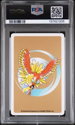 2000 POKEMON GOLD VERSION PLAYING CARDS 10 OF SPADES #243 RAIKOU PSA 10 - Image 2