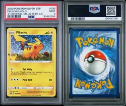 2020 Pokemon General Mills 25th Anniversary PIKACHU #039 Holo - PSA 9 MINT - Image 2