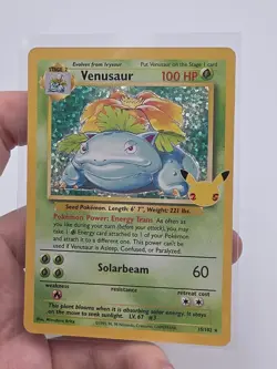 Venusaur 15/102 Celebrations: Classic Collection Holo Rare Pokemon Card NM/Mint - Image 1