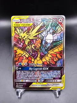 NM - Moltres & Zapdos & Articuno GX - SM210 - Hidden Fates Promo - Pokemon Card - Image 1