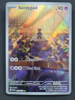 Sandygast 214/193 Illustration Rare Paldea Evolved Pokemon TCG - Image 1