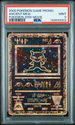 2000 POKEMON GAME MOVIE POKEMON 2000 MOVIE ANCIENT MEW PSA 9 - Image 1