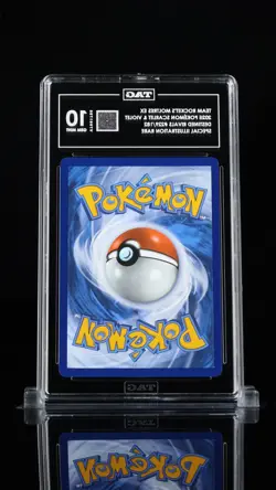 Pokemon Rocket's Moltres ex Destined Rivals SIR #229 TAG 10 Gem Mint - Image 2