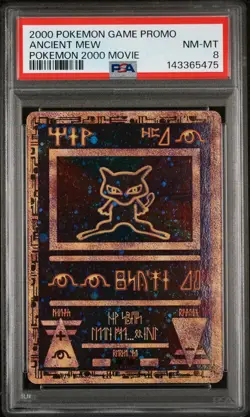 2000 POKEMON GAME MOVIE POKEMON 2000 MOVIE ANCIENT MEW PSA 8 - Image 1