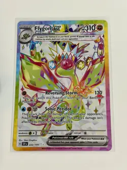 Pokemon TCG Flygon EX Sv08: Surging Sparks Ultra Rare Holo 310 HP 222/191 Eng - Image 1