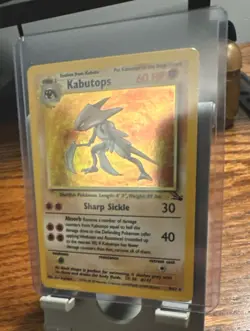 Pokemon Kabutops Fossil Holo Rare 9/62 1999 Wizards of the Coast Near Mint - Image 3