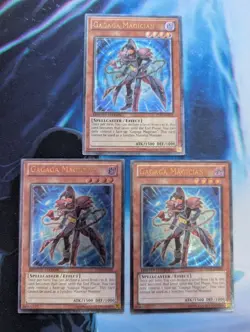 YuGiOh! Gagaga Magician ZTIN-ENV01 x 3 PLAYSET ULTIMATE RARE - Image 1