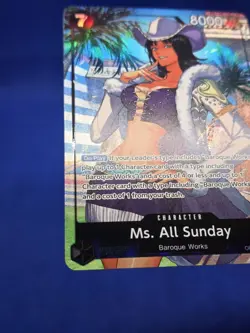 One Piece The Azure Sea’s Seven Ms All Sunday OP14-084 Alternate Alt Art NM - Image 5