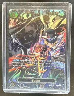2024 One Piece 500 Years in the Future Sabo Secret Rare #OP07-118 - Image 1