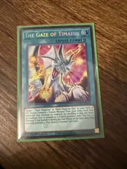 The Gaze of Timaeus Spell Card Maze of Muertos 1st Edition MZMU-EN013 - Image 1