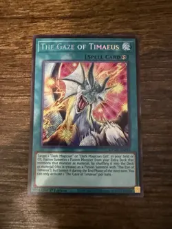 The Gaze of Timaeus Spell Card Maze of Muertos 1st Edition MZMU-EN013 - Image 2