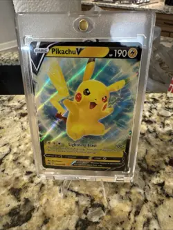 Pikachu V SWSH198 NM Holofoil Promo Rare Pokemon Card - Image 1